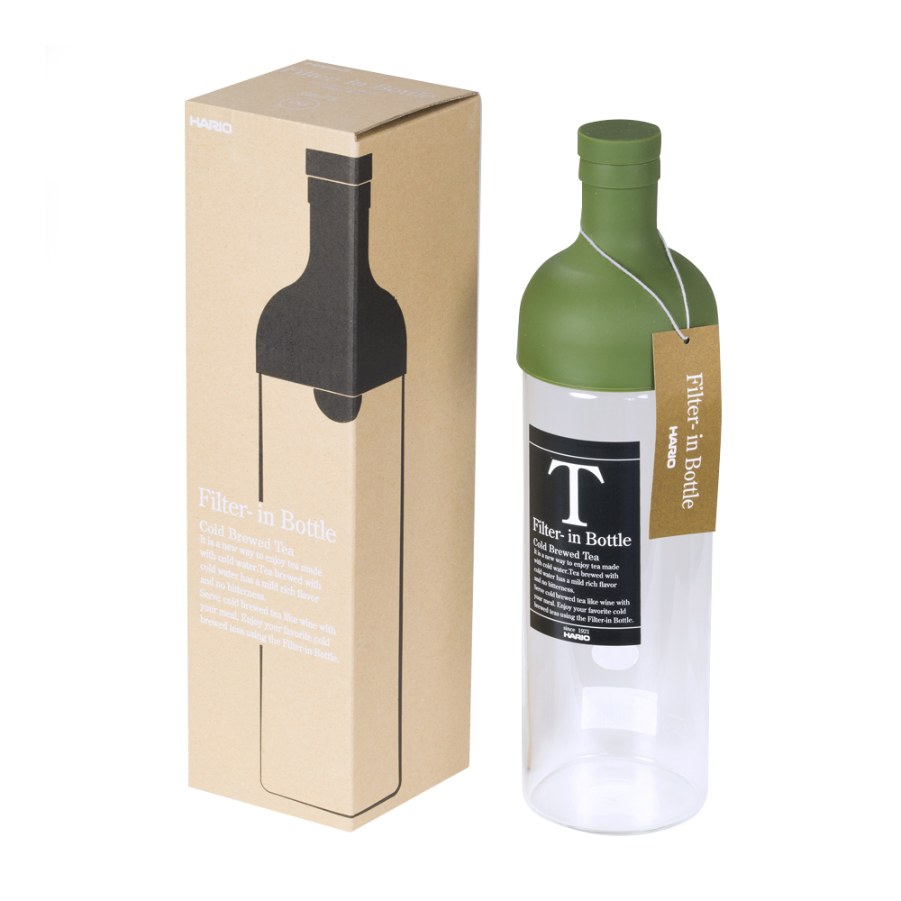 Hario filter in top bottle