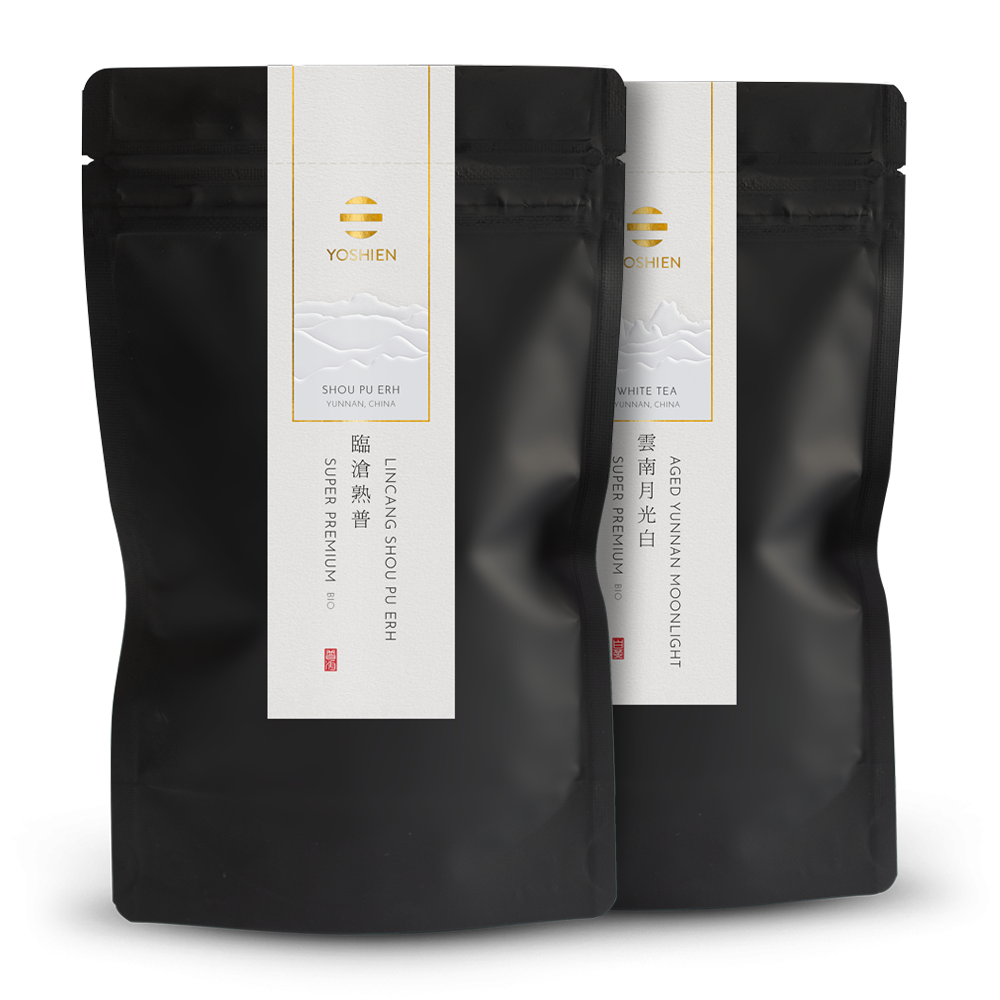 Set of two teas: Shou Pu Erh & Aged Moonlight tea bars