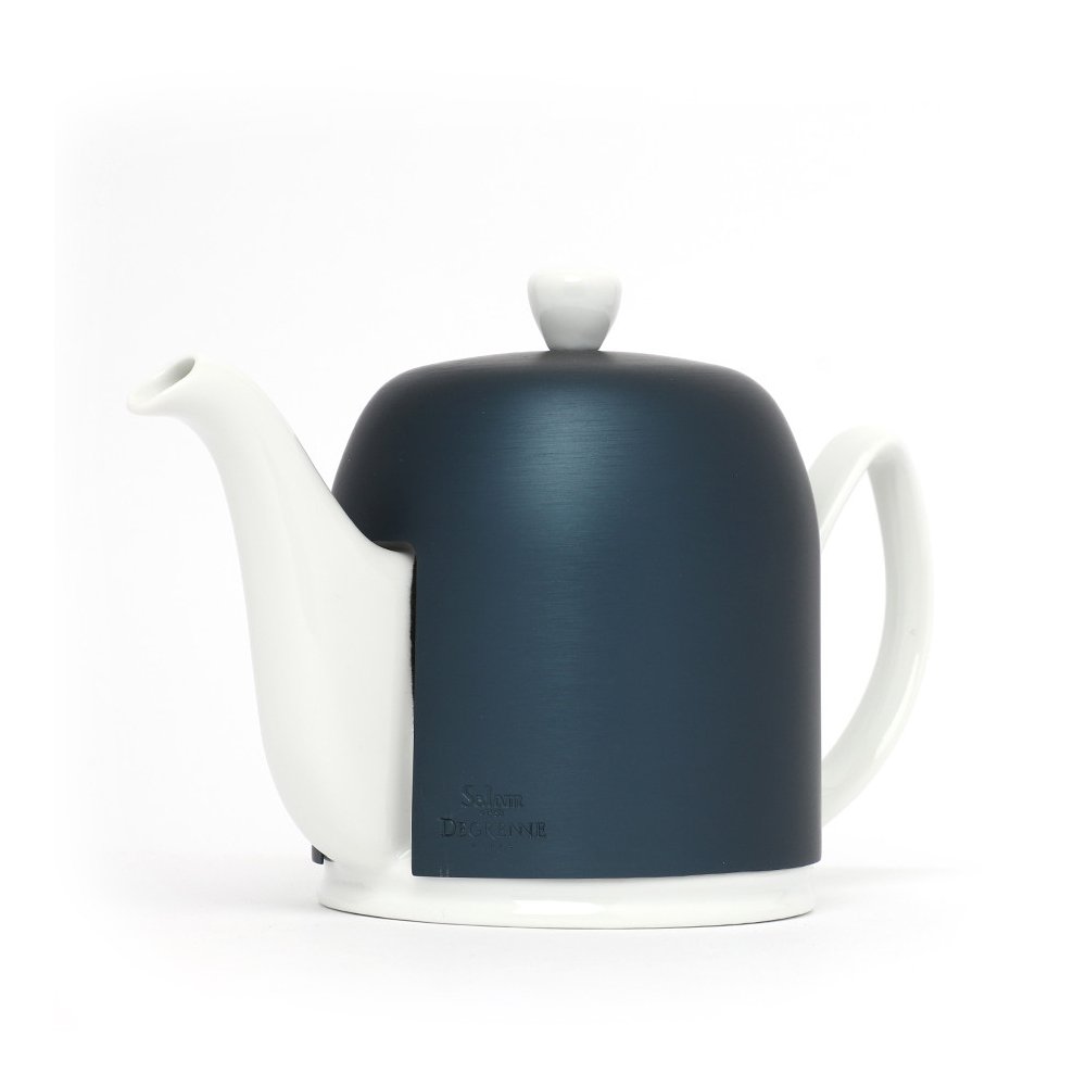 Degrenne Porcelain Teapot Salam Blue 6 Cups