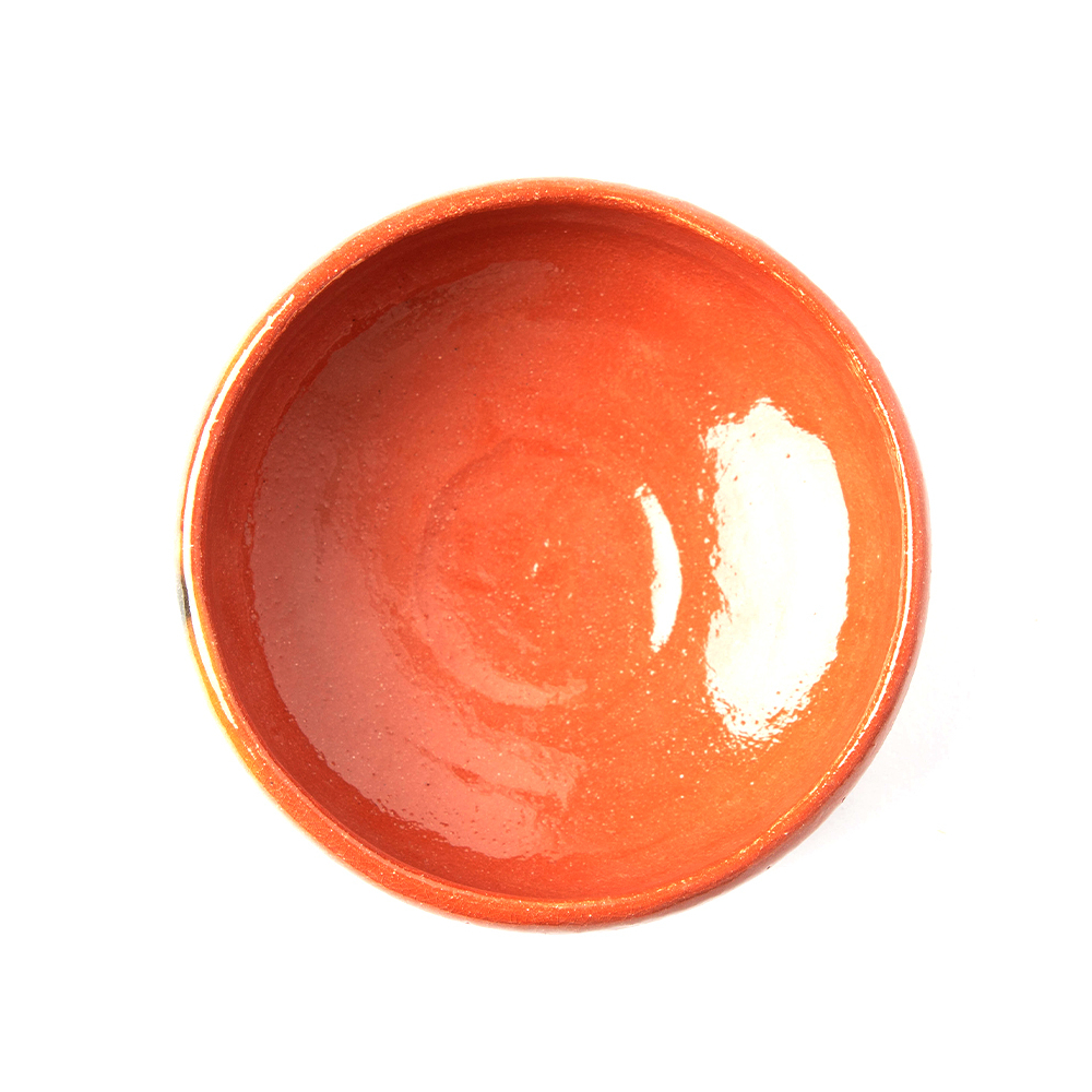 ◆ 茶碗　楠吉 ◆ Red Raku Matcha Tea Bowl Zuisho Aka
