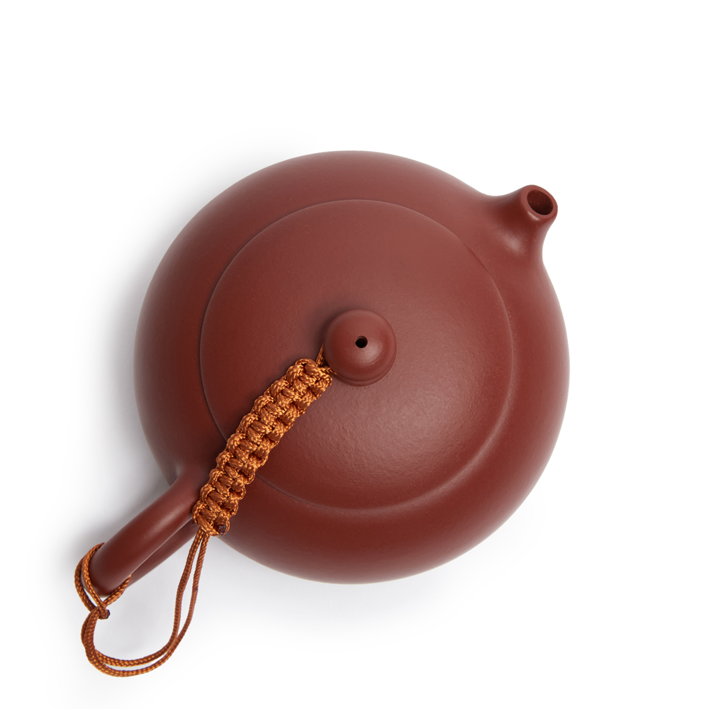 Yixing Teekanne Zisha 180ml - Handgefertigte Chinesische Teekanne Aus Purpurton