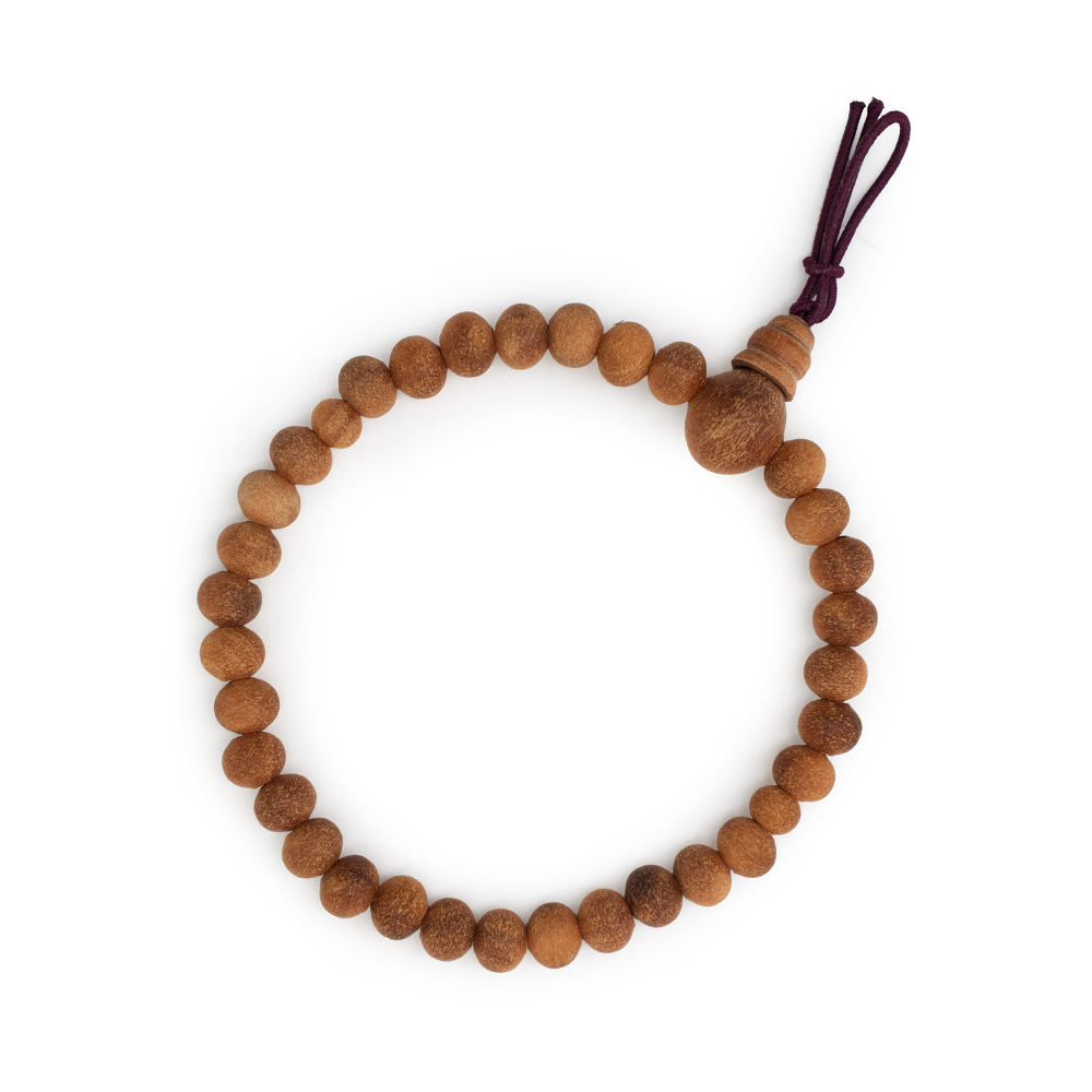 Sandalwood Nenju prayer bead bracelet, Yamada-Matsu, S