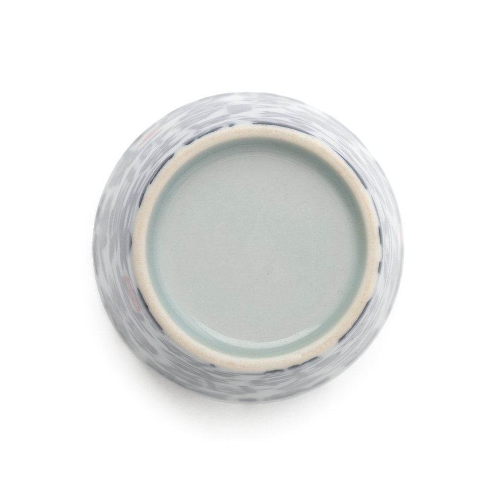 Jingdezhen Calligraphy Porcelain Cup Guanzizai Blue White