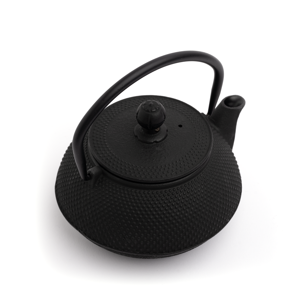 Théière En Fonte Iwachu Arare Noire 600ml - Design Traditionnel Japonais Pour Infusion