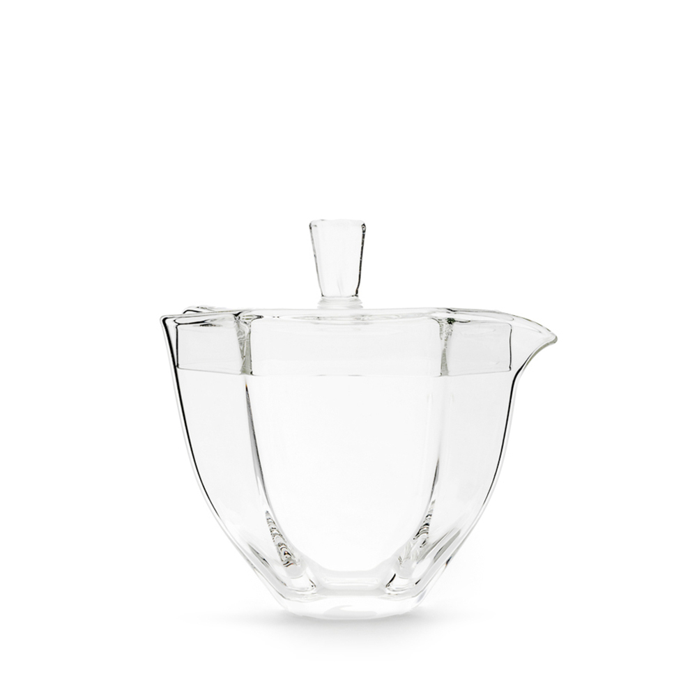  Glas Gaiwan Yoshi en Xue Hua Sechseck