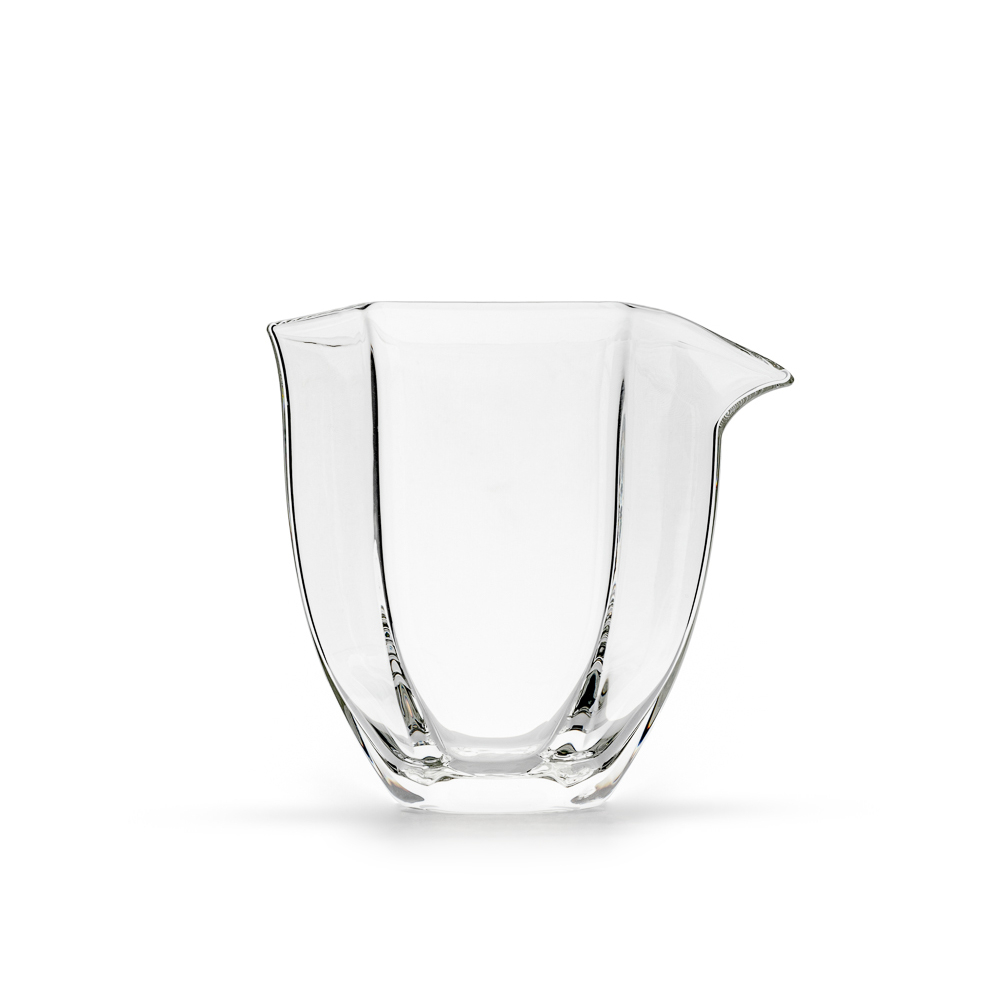 Glass Cha Hai Yoshi en Xue Hua Hexagon  Glass Cha Hai Yoshi en Xue Hua Hexagon