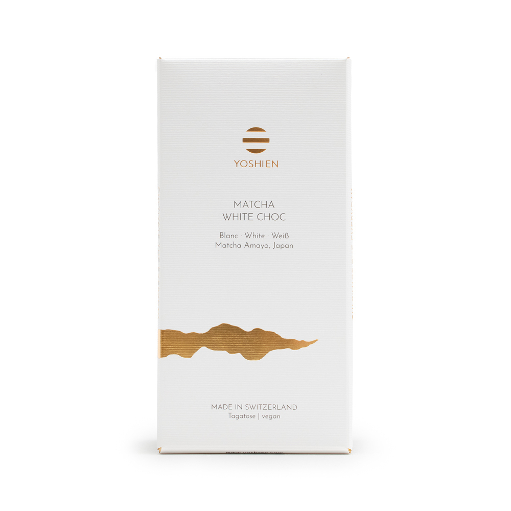 Yoshi en Premium Matcha White Choco, vegan 80g