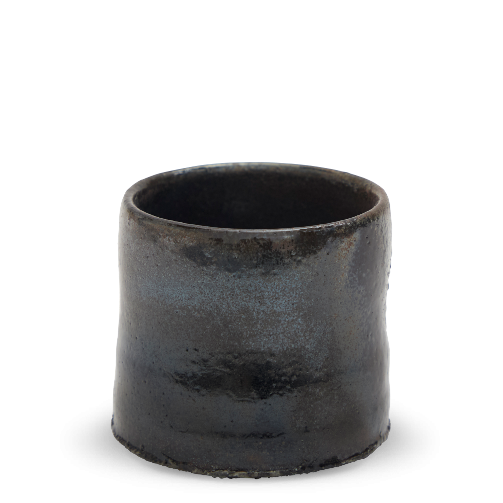 Tasse à thé Tokoname Kuro Yunomi Akira Koie