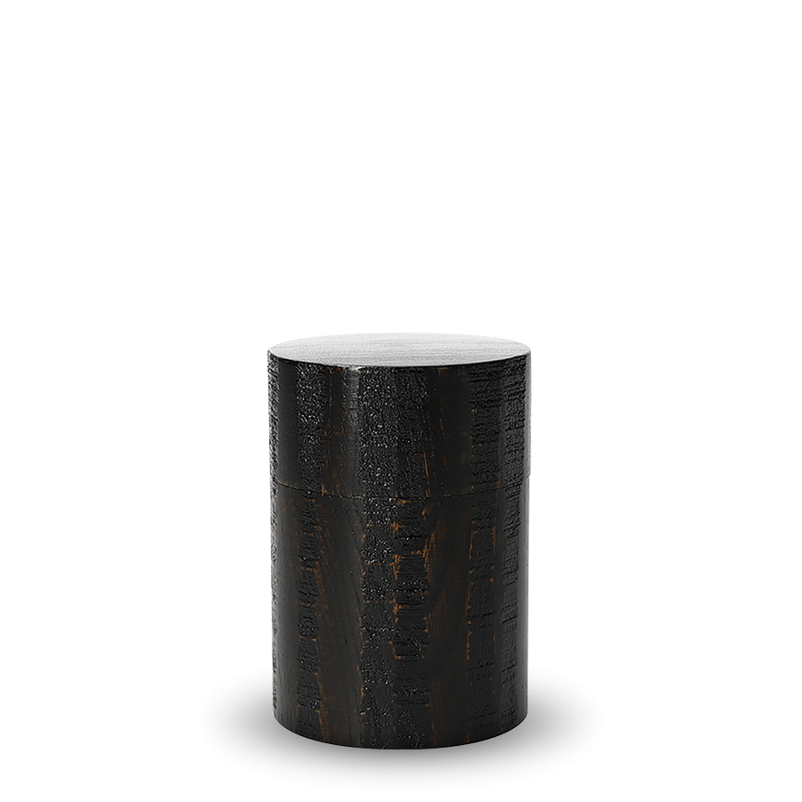 Teedose Japan Holz Keyaki Nokome