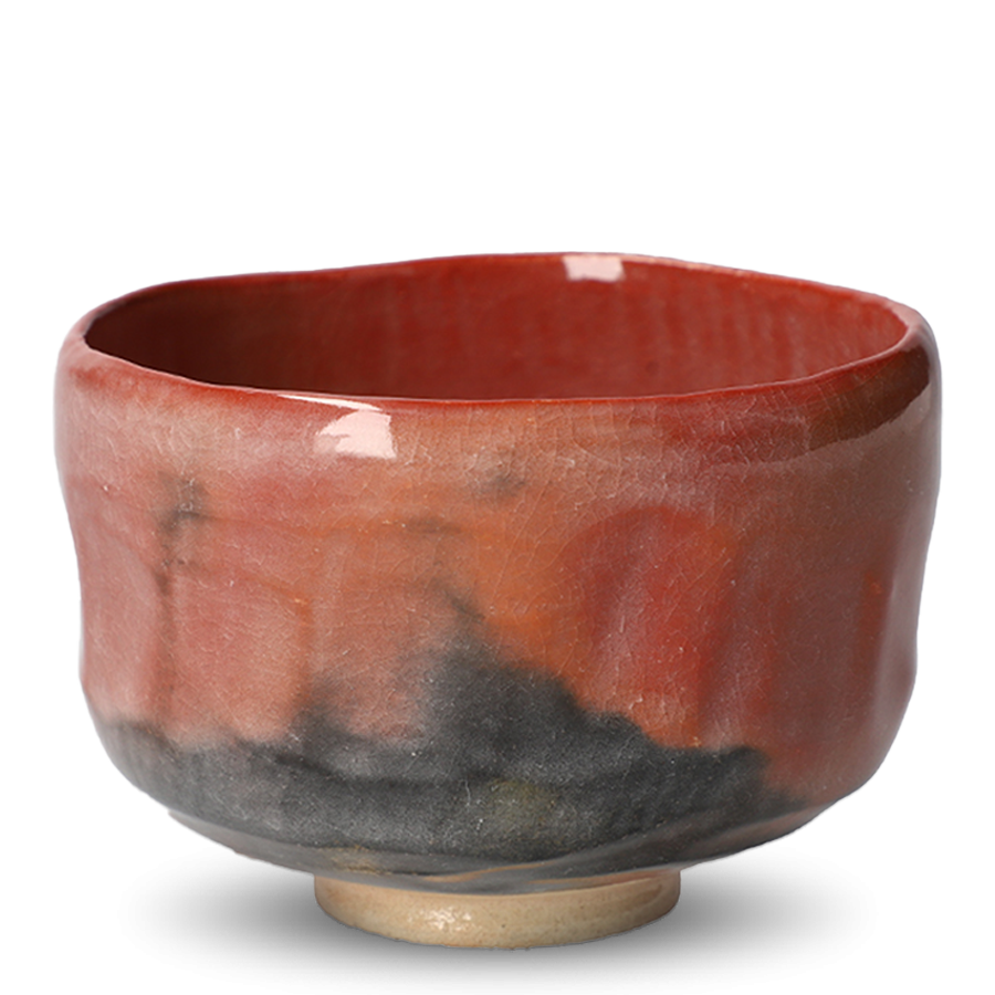 Matcha Bowl Raku Aka Matcha Bowl Raku Aka