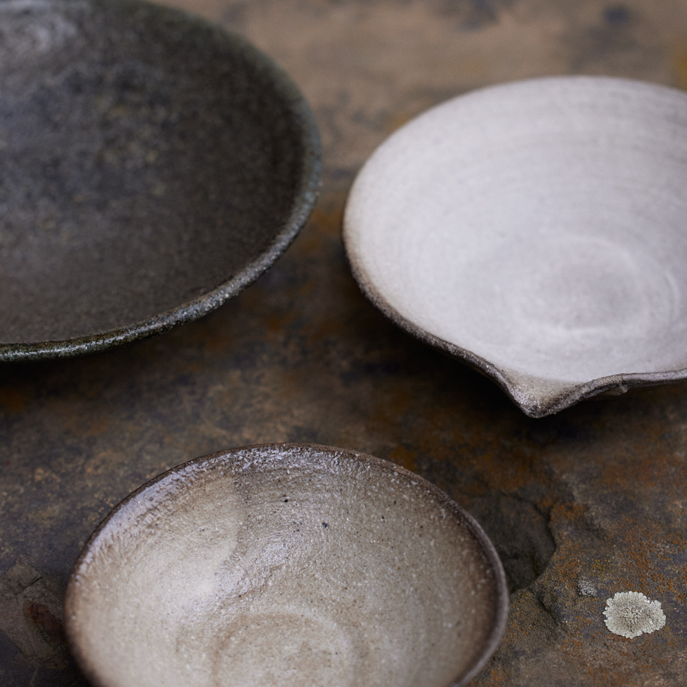 Akira Koie Tokoname Yakishime Plate