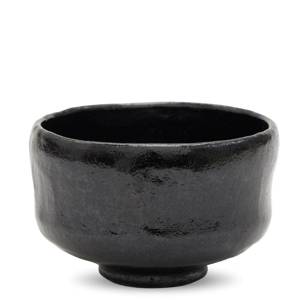 Matcha Schale Raku Rikyu Kuro Matcha Schale Raku Rikyu Kuro