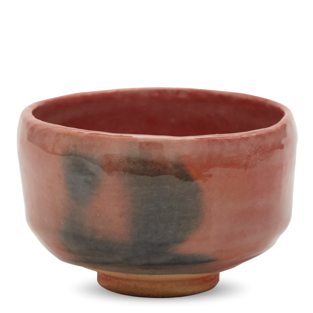 Matcha Schale Raku Rikyu Aka