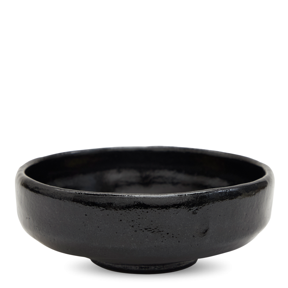 Matcha Schale Raku Badarai Kuro Matcha Schale Raku Badarai Kuro
