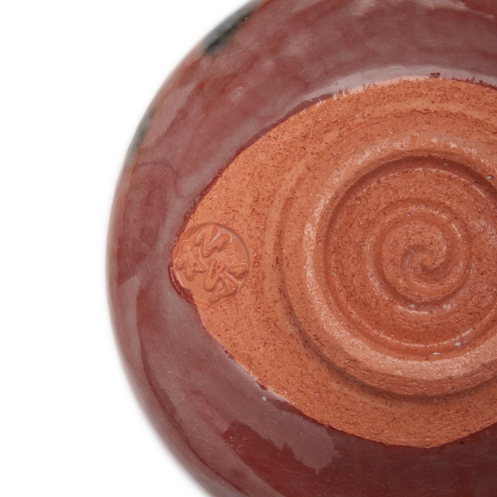 Matcha Schale Raku Badarai Aka