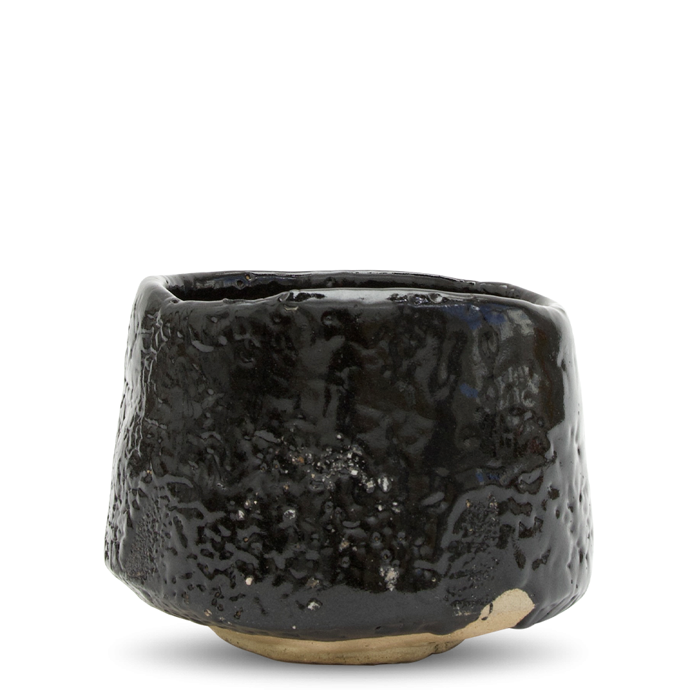 Vintage Chawan Seto-guro Toyozo Arakawa #3