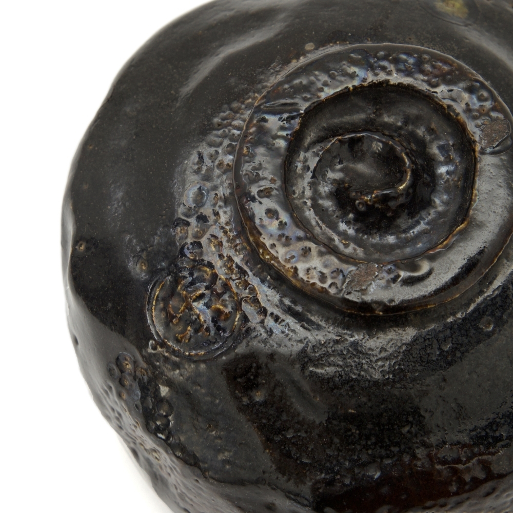 Raku Kichizaemon IX Ryonyu Chawan Kuro-Raku Raku Kichizaemon IX Ryonyu Chawan Kuro-Raku