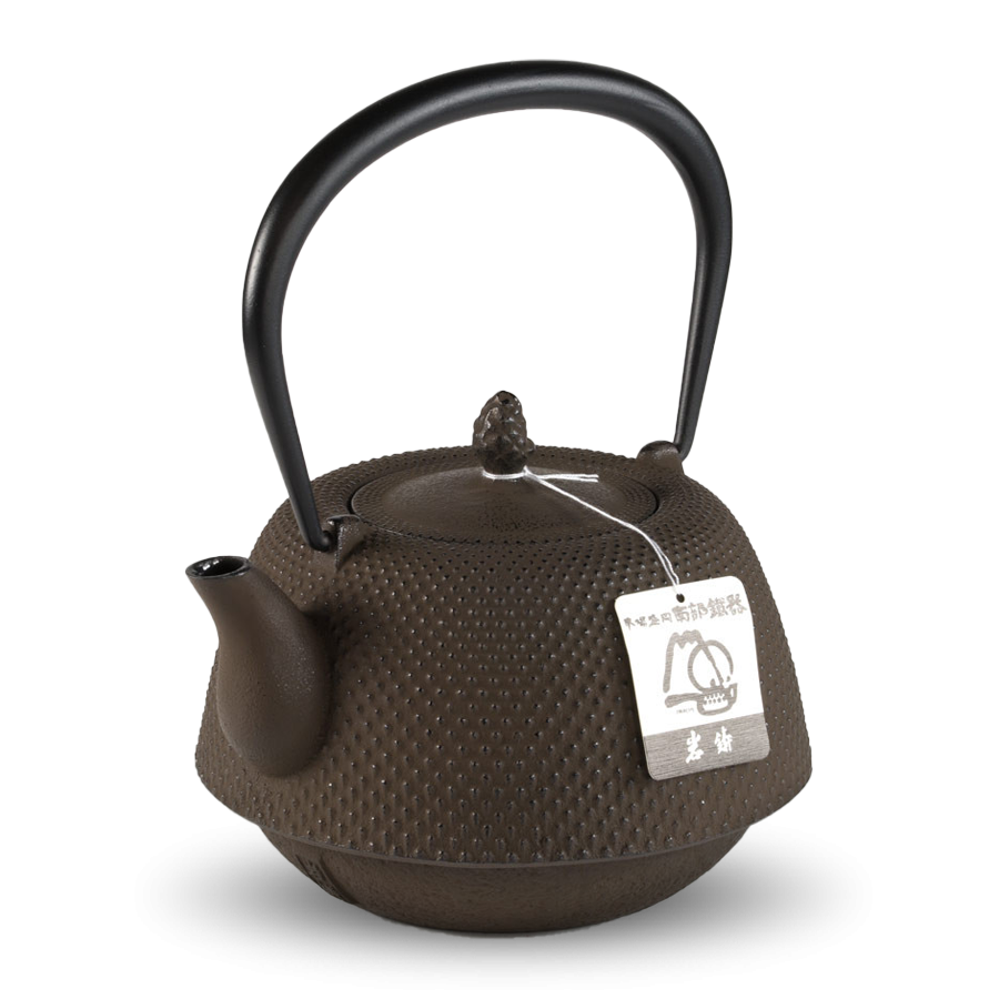 Iwachu Tetsu-Kyusu Brown Nanbu Arare Iwachu Tetsu-Kyusu Brown Nanbu Arare