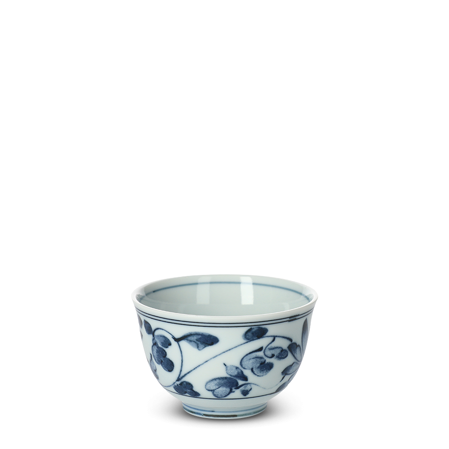 Tasse à thé japonaise en porcelaine Karakusa