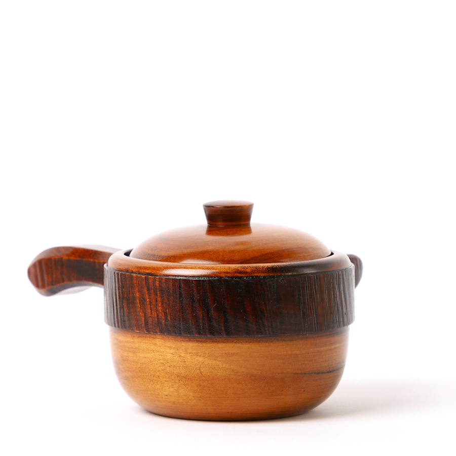 Kyusu Holz Lackiert Tochi Kurinuki