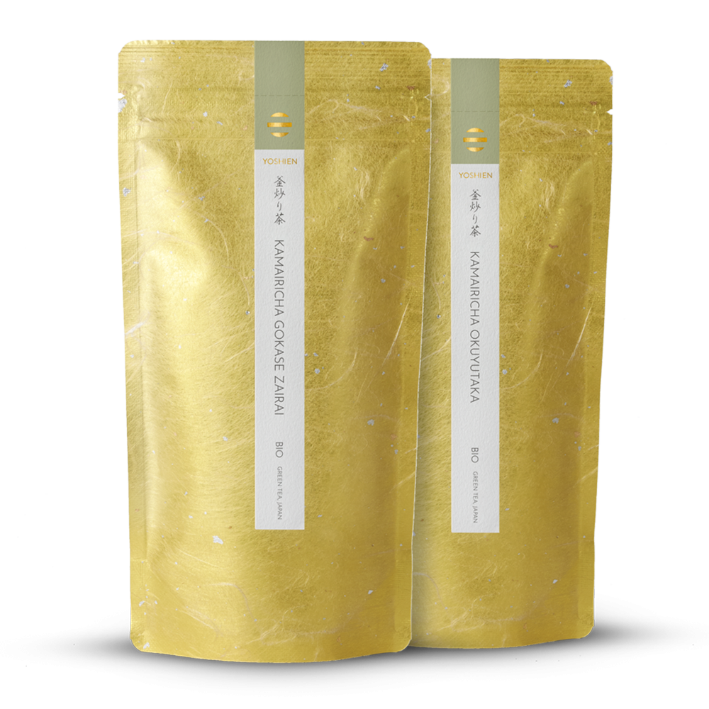 Organic Kamairicha Gokase Okuyutaka + Zairai Organic Kamairicha Gokase Okuyutaka + Zairai