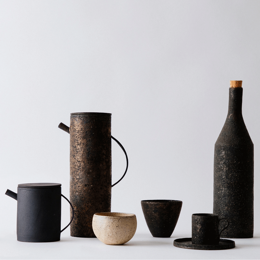 Takashi Endoh Plate 11cm Black