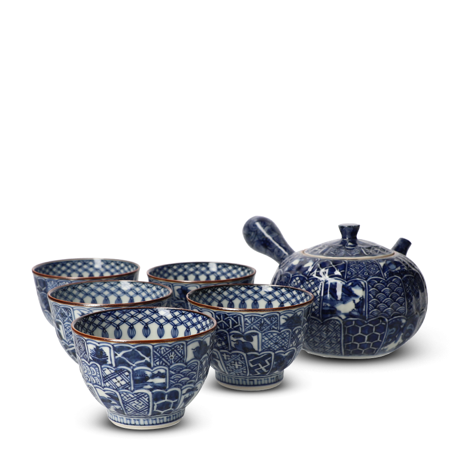 Japanese Tea Set Porcelain Kikuborishonzui Japanese Tea Set Porcelain Kikuborishonzui
