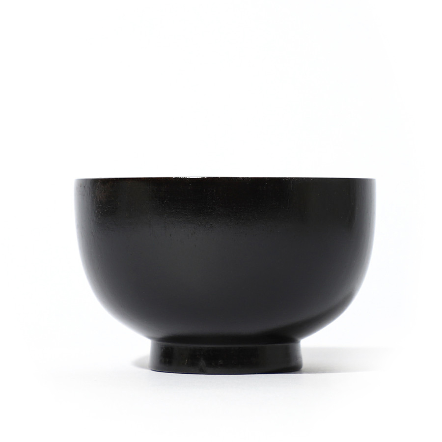 Wooden Bowl Kyōgata Black