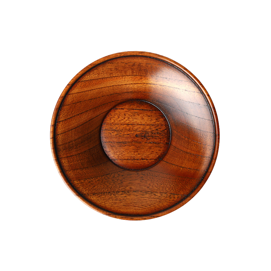 Sous-tasse Chataku Keyaki Fuki Urushi