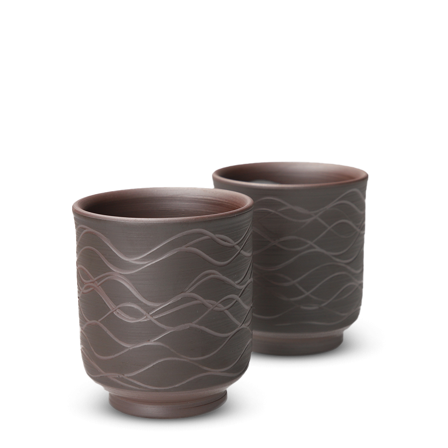 Teacup Pair Suigetsu Banko Teacup Pair Suigetsu Banko