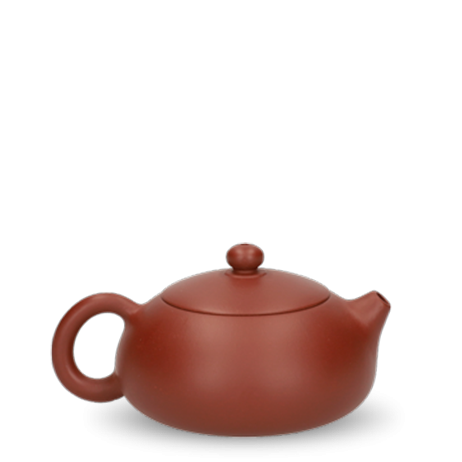 Yixing Chinese Red Clay Teapot (Zhu Ni + Hong Ni), HandFinished