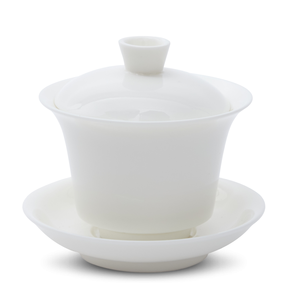 Gaiwan Dehua Porzellan Glänzend Weiß Gaiwan Dehua Porzellan Glänzend Weiß