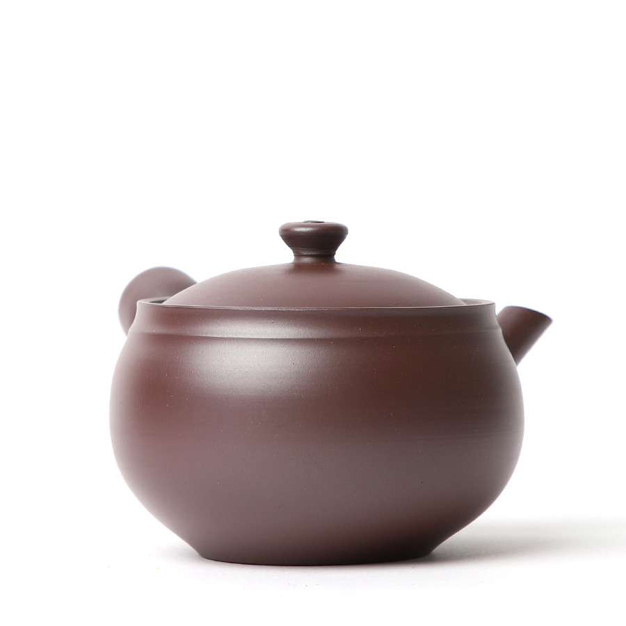 Banko Kyusu Teapot Shin Kame Muji by Tozan, 350ml
