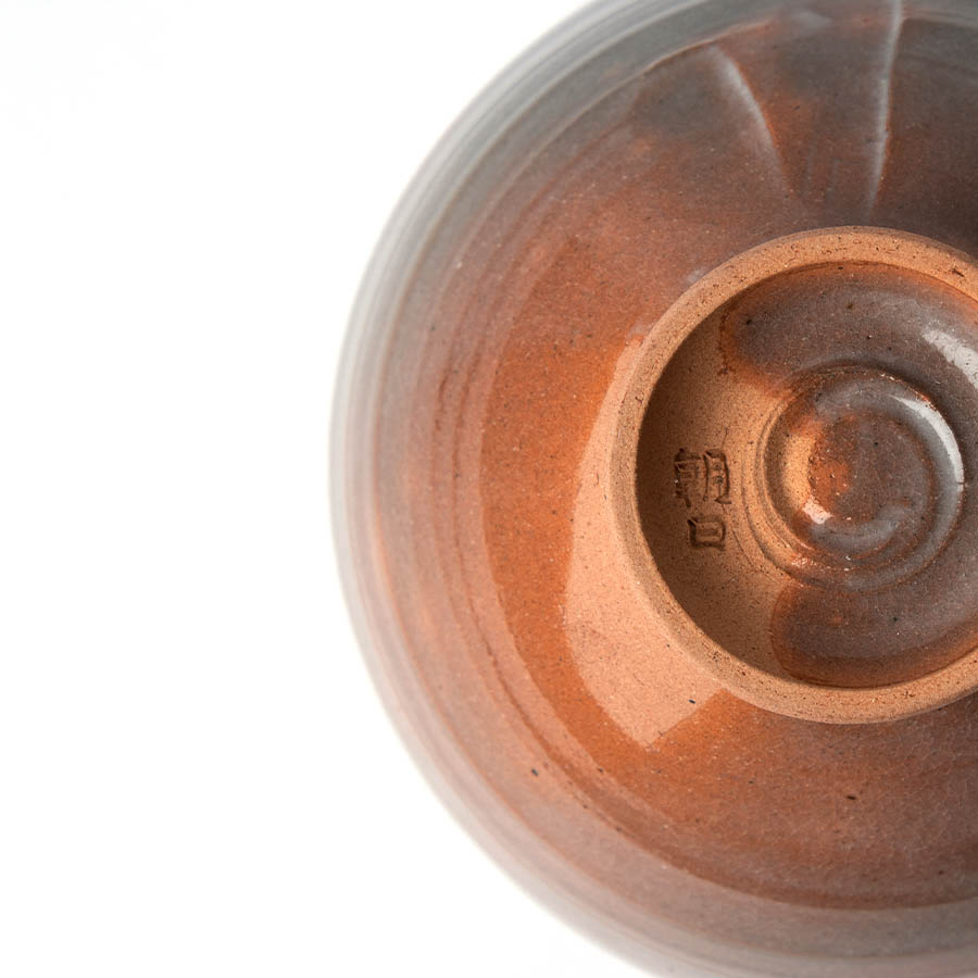 Japanische Matcha Schale Asahiyaki Benikase