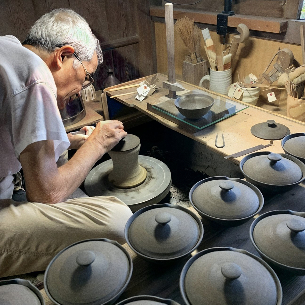 Tasse à thé Shigaraki Sawa Hozan Ibushi Tasse à thé Shigaraki Sawa Hozan Ibushi