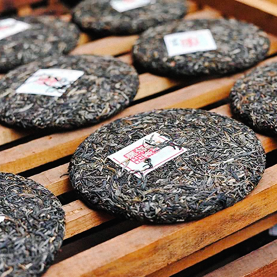 Lao Ban Zhang 2021 Super Premium Sheng Pu Erh 30g gâteau brisé Lao Ban Zhang 2021 Super Premium Sheng Pu Erh 30g gâteau brisé