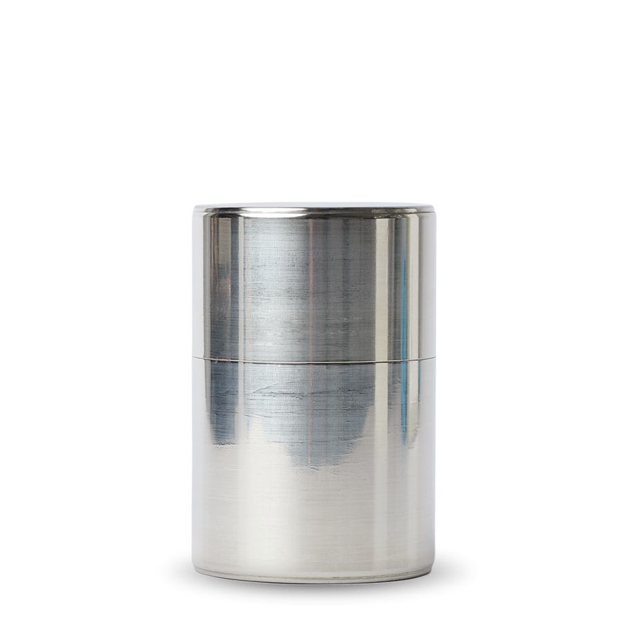 Tea Caddy Kaikado Tinplate 100g Tea Caddy Kaikado Tinplate 100g