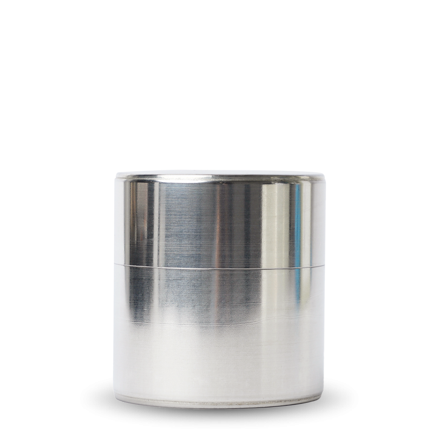 Tea Caddy Kaikado Tinplate Wide 120g Tea Caddy Kaikado Tinplate Wide 120g