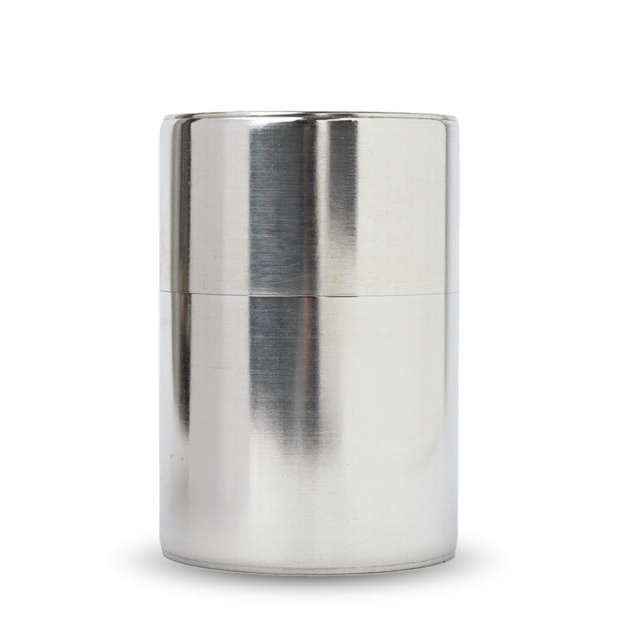 Tea Caddy Kaikado Tinplate Push Down Lid 200g