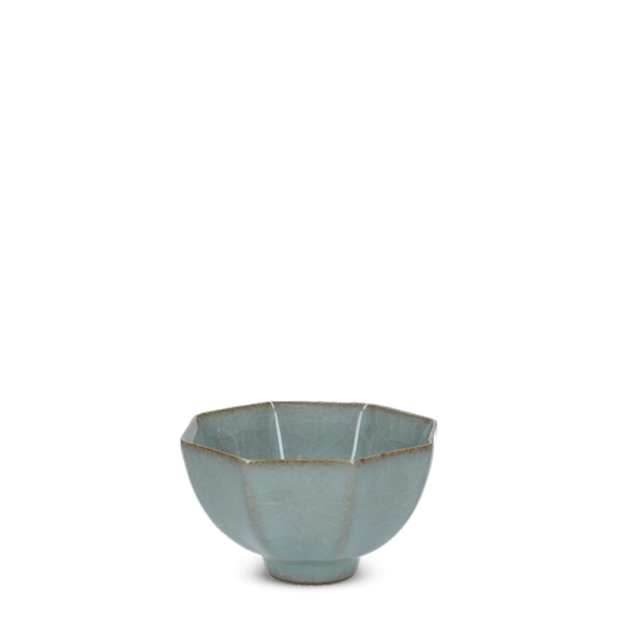 Tasse à thé en céladon Ba Jiao foncée, Zhang Weijing