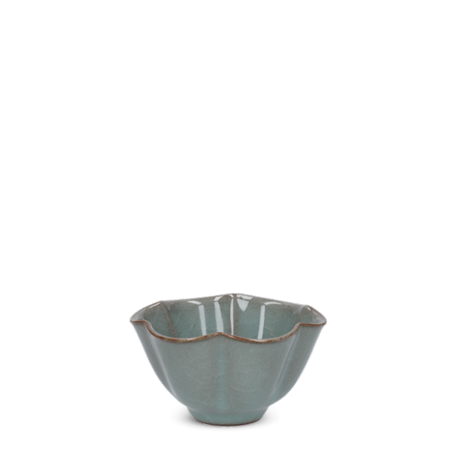 Tasse à thé en céladon Haitang foncée, Zhang Weijing Tasse à thé en céladon Haitang foncée, Zhang Weijing