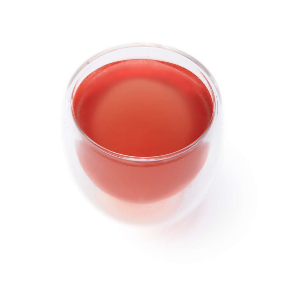 Infusion comestible fraise caramel