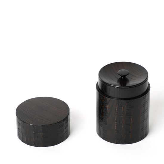 Teedose Japan Holz Keyaki Nokome