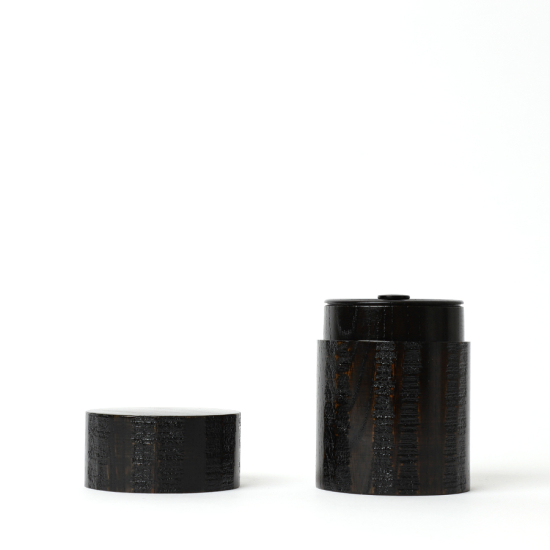 Teedose Japan Holz Keyaki Nokome