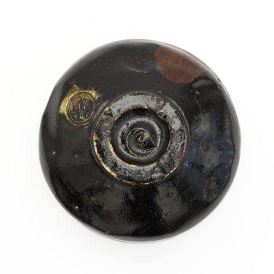 Raku Kichizaemon XI Keinyu Chawan Kuro-Raku
