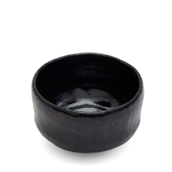 Matcha Schale Raku Rikyu Kuro