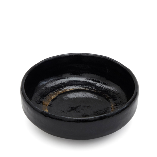 Matcha Schale Raku Badarai Kuro