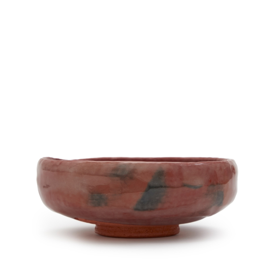 Matcha Schale Raku Badarai Aka