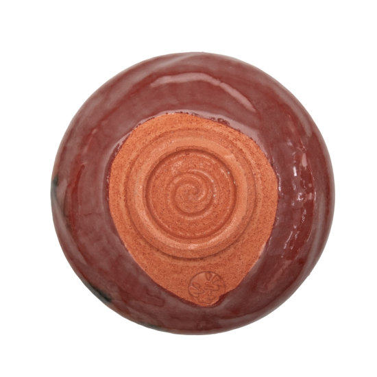 Matcha Schale Raku Badarai Aka