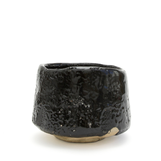 Vintage Chawan Seto-guro Toyozo Arakawa #3